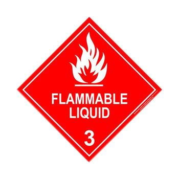 Flammable Liquid Class 3 Sign