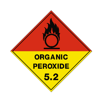 Class 5.2 Organic Peroxide Warning Sign